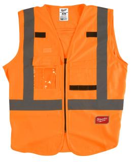 MILWAUKEE výstražná vesta - oranžová vel. S/M (výstražná vesta s vysokou viditeľnosťou - oranžová)