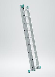 Rebrík ALVE 3-dielny 3x10 priečok (Rebrík ALVE 3-dielny 3x10 priečok)