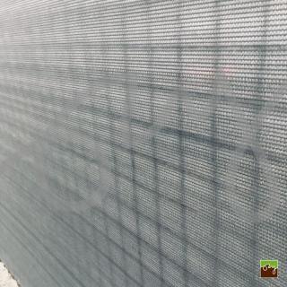 Tieniaca plachta na plot šedá 90% | 1,5x10m | 15m2 | 160g/m2