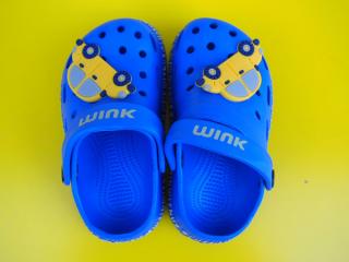 Detská plážová obuv Wink - modrá 012-SK675