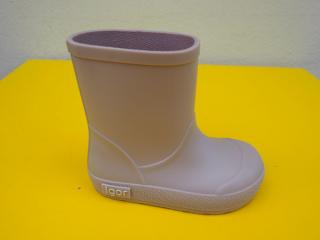 Detské gumáky Igor - beige BAREFOOT 148-SK412
