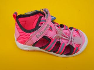 Detské hydrofóbne sandálky D.D.Step AC65 - 257C dark pink RÝCHLOSCHNÚCE 882-SK675