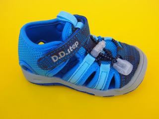 Detské hydrofóbne sandálky D.D.Step G065 - 338A bermuda blue RÝCHLOSCHNÚCE 413-SK675
