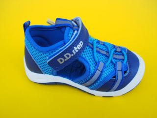 Detské hydrofóbne sandálky D.D.Step JAC65 - 380 royal blue RÝCHLOSCHNÚCE 877-SK675
