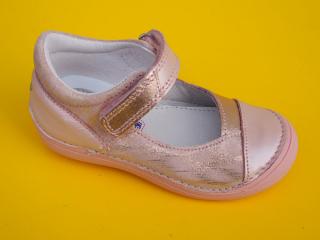 Detské kožené balerinky Ponté DA03-1-866A pink 569-SK527