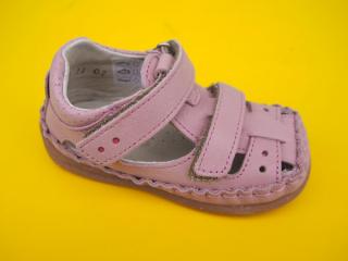 Detské kožené barefoot sandálky Froddo G2150112-4 dark pink 164 - SK549