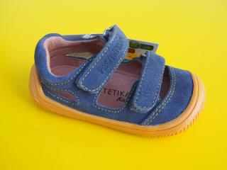 Detské kožené barefoot sandálky Protetika - Berg gris BAREFOOT 715-SK526