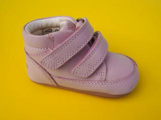 Detské kožené barefoot topánky Bundgaard Prewalker - Old Rose 623-SK642