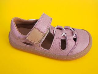 Detské kožené barefoot topánky Froddo G3150217-5 pink BAREFOOT 268-SK549