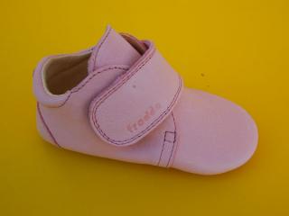 Detské kožené barefoot topánočky Froddo Prewalkers G1130005-1 pink 655 - SK549