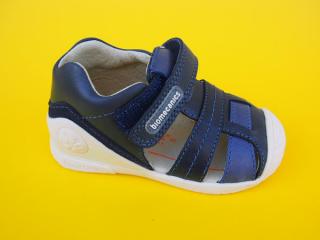 Detské kožené sandálky Biomecanics 232146-A azul marino 277-SK661