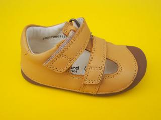 Detské kožené sandálky Bundgaard BG202173 Mustard BAREFOOT 895-SK642