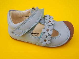 Detské kožené sandálky Bundgaard BG202174 Jeans Mint BAREFOOT 602-SK642