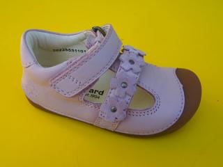 Detské kožené sandálky Bundgaard BG202255 Petit Summer Flower Old Rose BAREFOOT 1053-SK008