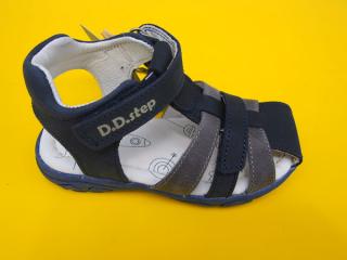 Detské kožené sandálky D.D.Step AC290 - 856A royal blue 890-SK524