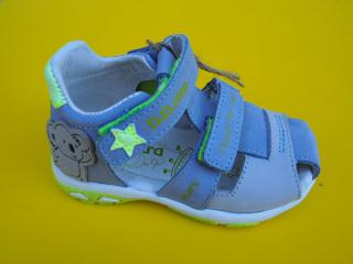 Detské kožené sandálky D.D.Step AC290 - 982 sky blue 626-SK524
