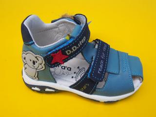 Detské kožené sandálky D.D.Step AC290 - 982B royal blue 889-SK524