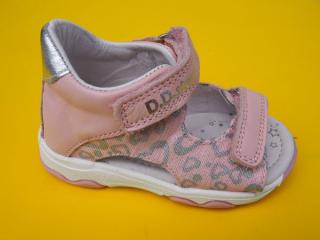 Detské kožené sandálky D.D.Step G064 - 314D pink  050-SK524