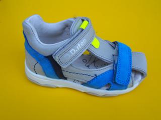 Detské kožené sandálky D.D.Step G064 - 41451B grey  294-SK524