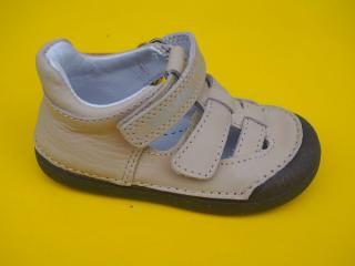 Detské kožené sandálky D.D.Step H066 - 51789B cream  1079-SK009