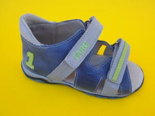 Detské kožené sandálky Fare 769103 modré 471-SK646