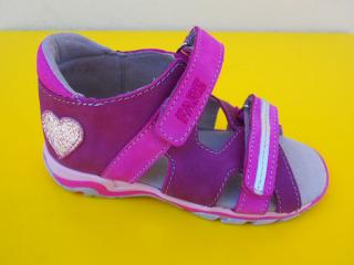 Detské kožené sandálky Fare 769291 ružové 562-SK646
