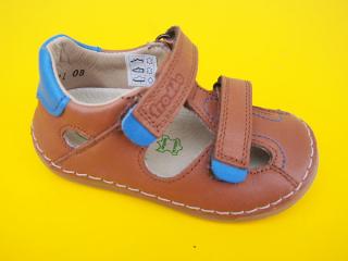 Detské kožené sandálky Froddo G2150167-2 brown 914-SK549