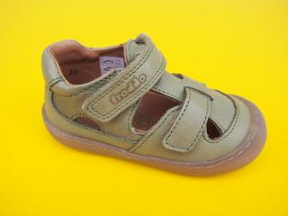 Detské kožené sandálky Froddo G2150182-3 olive 911-SK549