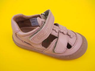 Detské kožené sandálky Froddo G2150183-3 nude  910-SK549