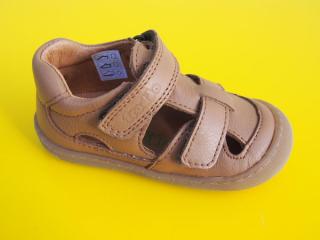 Detské kožené sandálky Froddo G2150186-2 brown 730-SK549