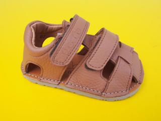 Detské kožené sandálky Froddo G3150243-2 cognac BAREFOOT 917-SK549