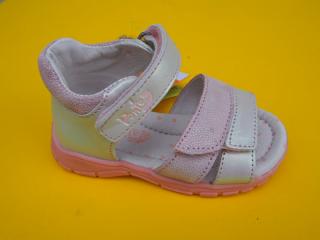 Detské kožené sandálky Ponté DA05-1-380 white 615-SK527