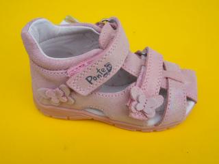 Detské kožené sandálky Ponté DA05-1-386 pink 445-SK527
