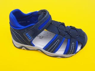 Detské kožené sandálky Protetika - Gerys navy 223-SK526