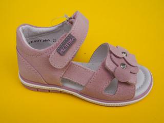 Detské kožené sandálky Protetika - Vendy pink 625-SK526