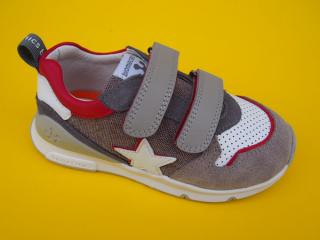 Detské kožené topánky Biomecanics 232227-B niebla 945-SK661