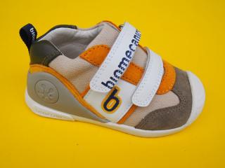 Detské kožené topánky Biomecanics 242131-B truffle  853-SK661