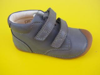 Detské kožené topánky Bundgaard BG101068 Army BAREFOOT 613-SK642