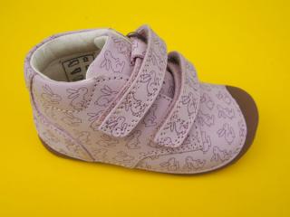 Detské kožené topánky Bundgaard BG101068 Rabbit Old Rose BAREFOOT 092-SK642