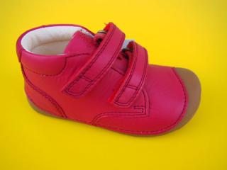 Detské kožené topánky Bundgaard BG101068 red BAREFOOT 067-SK642