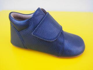 Detské kožené topánky Bundgaard BG601028 Navy BAREFOOT 648-SK642