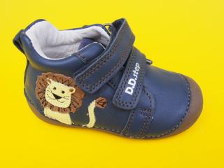 Detské kožené topánky D.D.Step S015 - 321 royal blue 465-SK524