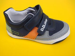 Detské kožené topánky D.D.Step S040 - 41688 royal blue 160-SK524