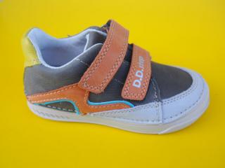 Detské kožené topánky D.D.Step S040 - 51821A chocolate 185-SK009