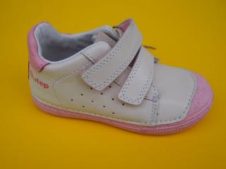 Detské kožené topánky D.D.Step S049 - 41158C white 077-SK524