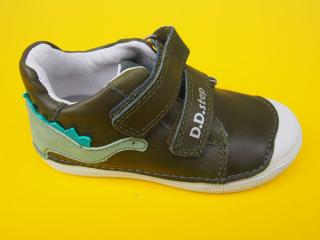 Detské kožené topánky D.D.Step S049 - 42169B khaki 216-SK524
