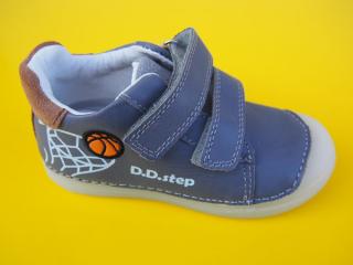 Detské kožené topánky D.D.Step S049 - 51676 BM dark grey 057-SK009