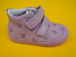 Detské kožené topánky D.D.Step S066 - 41803C mauve 059-SK524