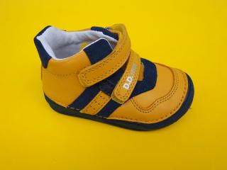 Detské kožené topánky D.D.Step S071 - 325B yellow  189-SK524