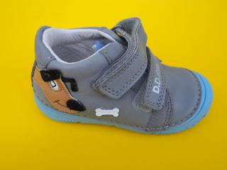 Detské kožené topánky D.D.Step S082 - 41792A grey 843-SK524
